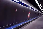 At the time of opening