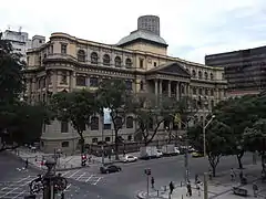 The Library as seen from the Municipal Theatre