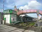 Northward view from the level crossing
