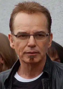 Photo of Billy Bob Thornton receiving a star on the Hollywood Walk of Fame on February 6, 2012.