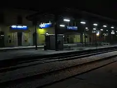 Platform 3 by night