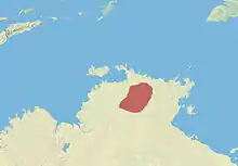 Map of range