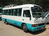 Toyota Coaster 3rd generation (pre-facelift, with round headlamps)