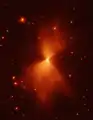Red filter applied to monochromatic 2013 ALMA data