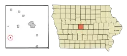 Location of Berkley, Iowa