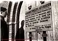 Church closed due to terrorist activities (after November 1944)