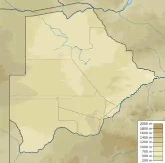 Gaborone is located in Botswana
