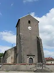 The church in Bouzemont