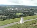 Image 5The town of Dorking and its section of the Vale of Holmesdale from Box Hill in the North Downs, with more heavily wooded Greensand Hills beyond. These sets of hills make up the Surrey Hills AONB. (from Portal:Surrey/Selected pictures)