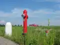 Image 4A fire hydrant in Alkmaar, the Netherlands. Fire hydrants are a source of water provided by most metropolitan communities to enable firefighters to tap into the municipal water supply to assist in extinguishing a fire.