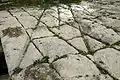 Wheel ruts on the classical bridge