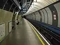 Platform 2 looking north as seen during the 2008 refurbishment work