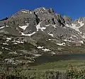 Broken Hand Peak, Lower South Colony Lake