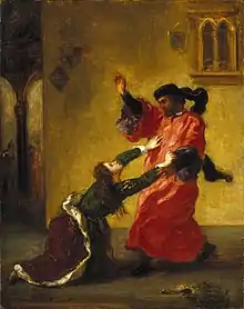 Eugène Delacroix, Desdemona Cursed by her Father (Desdemona maudite par son père), c. 1850–1854
