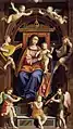 Workshop of Bernardino Luini: Madonna and Child Enthroned with Angels, Brooklyn Museum