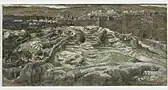 Reconstruction of Golgotha and the Holy Sepulchre, Seen from the Walls of Herod's Palace, c. 1886-1894