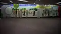 Raveel, Ensor, vive la Sociale?, 1976, mural in the Brussels' Merode metro station