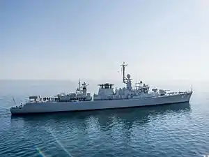 The Bulgarian frigate Verni in 2015
