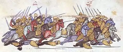 The Bulgarians crush the Byzantine army led by Leo Phokas at Anchialus.