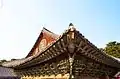 temple's roof decoration