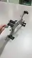 Side view of burette clamp