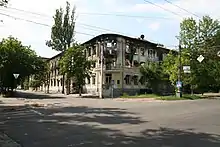 A Ukrainian police station attacked by Russian guerillas on Mariupol (Donetsk Oblast), 2014.