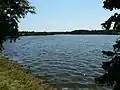 The lake Étang Grolhier near Busserolles