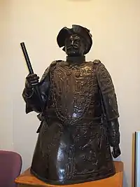 Bust of Sir Iain Moncreiffe in the Register House, Edinburgh