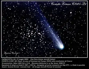 C/2001 Q4 (NEAT) next to Messier 44