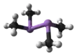 Ball and stick model of cacodyl