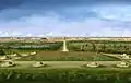 The Rattlesnake Causeway leading from Monks Mound to Mound 66 is the city's ceremonial north-south axis.