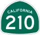 Interstate 210 and State Route 210 marker