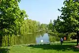 The northeast pond
