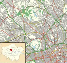 Highgate Hospital is located in London Borough of Camden