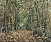 Bois de Marly, 1871, Camille Pissarro. Colección Thyssen Bornemisza.