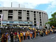 Catalan Way at the Camp Nou