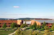 View of the central university campus