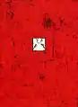 Canvas 040910 Crimson, 2004 · Oil on canvas · 78 x 55 inch