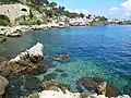 Coastline in Cap-d'Ail