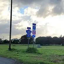 PR-165 at its junction with PR-22 in Toa Baja