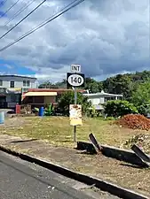 PR-2 near its junction with PR-140 in Barceloneta