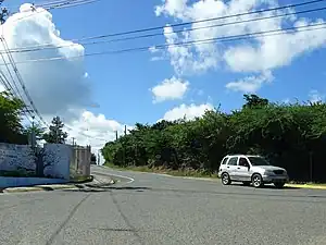 PR-200 near Ave. El Tamarindo and PR-997 in Vieques, Puerto Rico