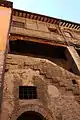 A very rare example of a half-timbered house in Central Italy, in Spoleto, Umbria.