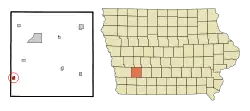 Location of Griswold, Iowa