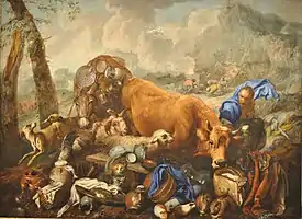 Noah's sacrifice after Deluge