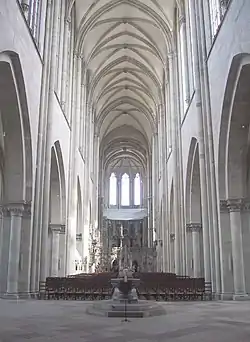 Image 4Cathedral of MagdeburgPhoto credit: Chris 73The Cathedral of Magdeburg (known as Magdeburger Dom in German) is the first gothic cathedral in Germany and with a height of 104 m the highest cathedral in Eastern Germany. The current cathedral was constructed over the period of 300 years starting from 1209, and the completion of the steeples took place only in 1520. In 2004 a funding drive for a new organ that was started in 1997 was completed, collecting 2 Million Euro. The new organ has been ordered from a company near Potsdam, constructing a 36 ton instrument with 93 registers and approximately 5000 pipes. The construction is planned to be completed in 2007, and the new organ will hopefully be used for the first time in 2008.