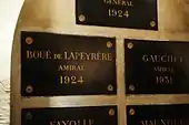Burial vaults in the Caveau des Gouverneurs beaneath Saint-Louis Cathedral