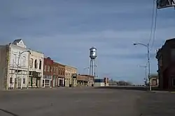 Water Tower and Downtown (2012)(view from near the Ball of Twine)