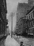 Cedergren skycraper in Warsaw 1910.
