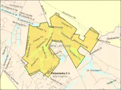 Census Bureau map of Medford Lakes, New Jersey
